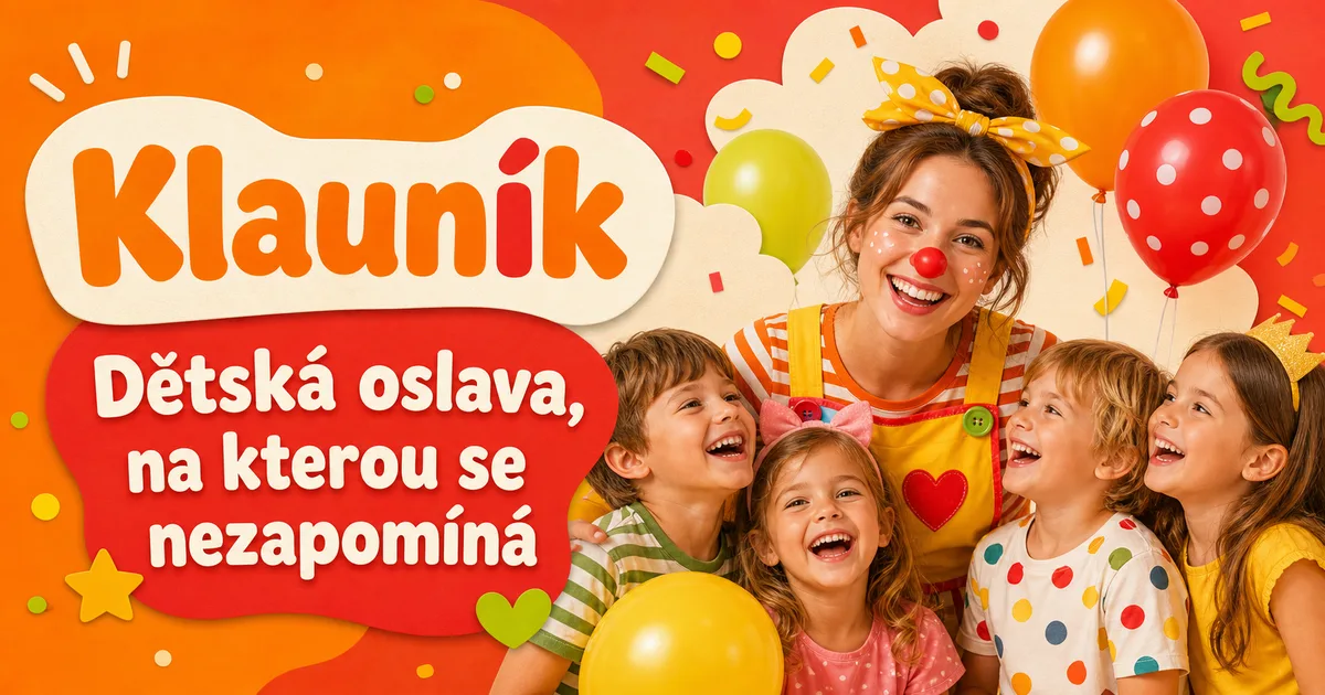 Náhled webu Klauník — Dětské akce